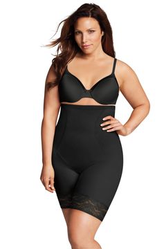 Stahující kalhotky s nohavičkou Hi-waist Slimmer