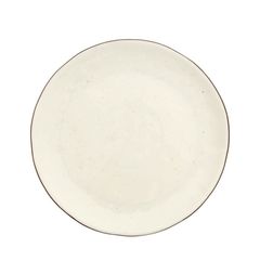 Porcelánový talíř s černým okrajem 21 cm