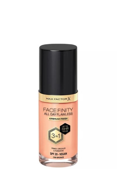 Facefinity All day Flawless 3v1 make-up, C80 Bronze