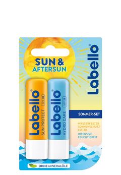 Sun & Aftersun balzám na rty, letní set 2 ks