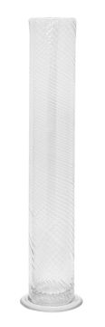 Skleněná ručně vyráběná váza, 40 cm