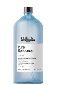 Serie Expert Pure Resource šampon pro mastící se vlasovou pokožku