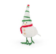 Vánoční dekorace ve tvaru ptáčka, 17 cm
