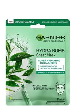 Textilní maska Hydra Bomb zelený čaj