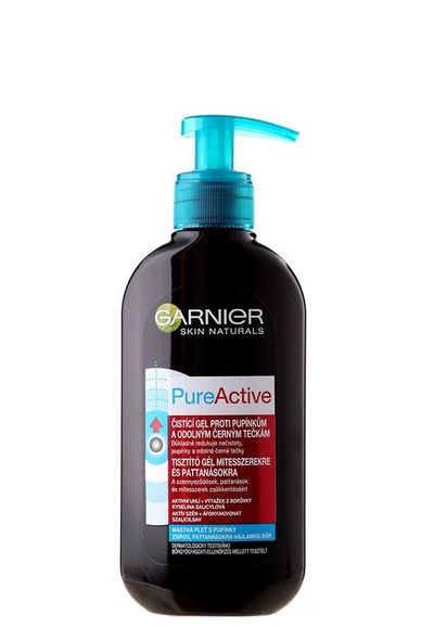 Skin Active čisticí gel s aktivním uhlím Pure Active