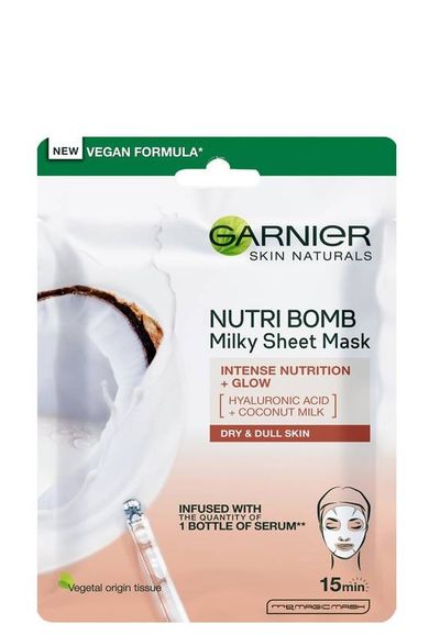 Textilní maska Nutri Bomb kokosové mléko