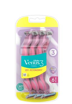 Simply Venus 3 Plus Pink jednorázová holítka 6 ks