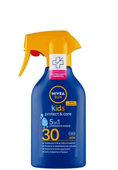 Sun Kids Protect & Care dětský sprej na opalování SPF 30