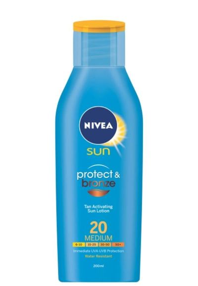 Sun Protect & Bronze mléko na opalování SPF 20