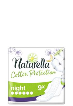 Dámské vložky Cotton Pretection Night 9 ks